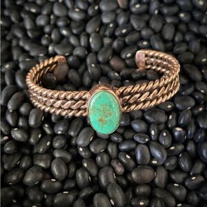 Pilot Mountain Turquoise and Copper Women's Bracelet